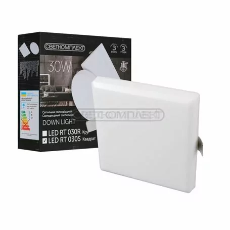 Світильник LED Светкомплект RT 030S 30W 6000K
