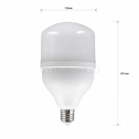 Лампа LED Светкомплект T140 A 45W Е27 6000K