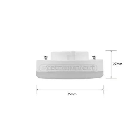 Лампа светодиодная LED GX53 A 6W 3000K