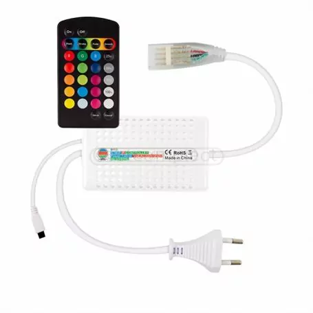 Кабель питания+Контроллер Светкомплект IR-RC NEON RGB 501 220V с пультом ДУ