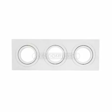 Светильник точечный галогеновй AT 10-3 WH 3х50W, Белый