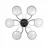 Светильник светодиодный СВЕТКОМПЛЕКТ LED DECO M600 6x16W OP IRC BK