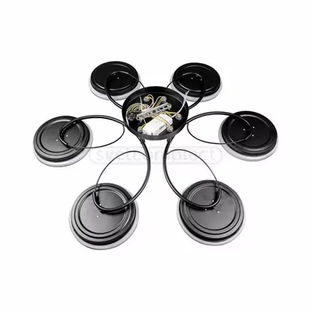 Светильник светодиодный СВЕТКОМПЛЕКТ LED DECO M600 6x16W OP IRC BK