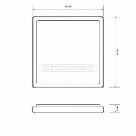 Світильник діодний  BEIJING CS 80W OP RGB RC