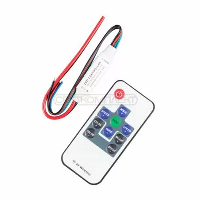 Контроллер RF103, DC12/24V, 2А/канал,RGB(радиосигнал)