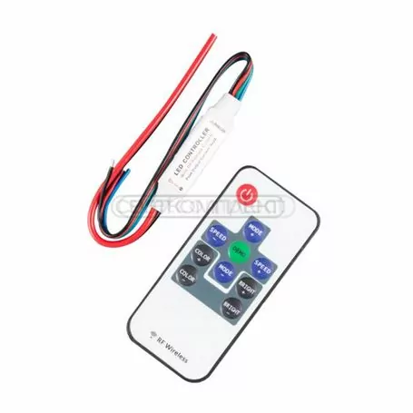 Контроллер RF103, DC12/24V, 2А/канал,RGB(радиосигнал) Контроллер RF103, DC12/24V, 2А/канал,RGB(радиосигнал)