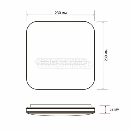 Світильник світлодіодний LEGGERA SKY-S 12W TX