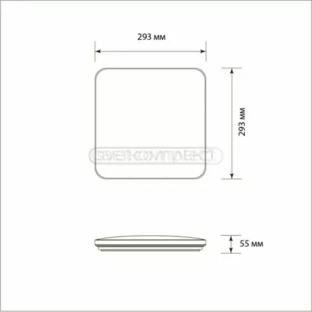 Світильник світлодіодний LEGGERA SKY-S 18W TX