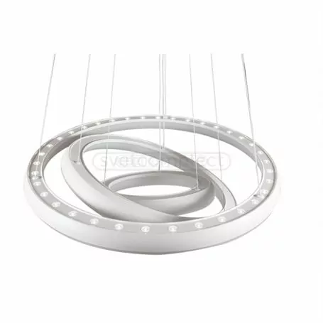 Підвіс LED стельовий СВЕТКОМПЛЕКТ L-OV-R 11530 115W+30W OP RC WH