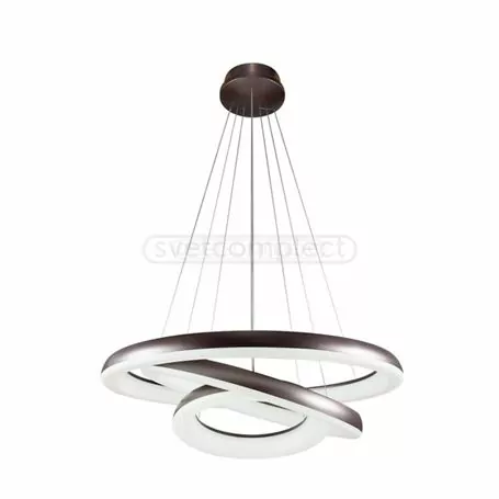 Підвіс LED стельовий СВЕТКОМПЛЕК L-OV-R 11530 115W +30W OP RC BW