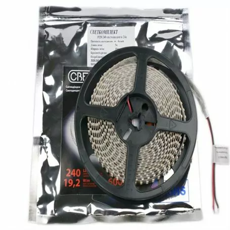 Стрічка діодна 3528, 240 діодів/м 24V, ww (колір теплий) Стрічка діодна 3528, 240 діодів/м 24V, ww (колір теплий)