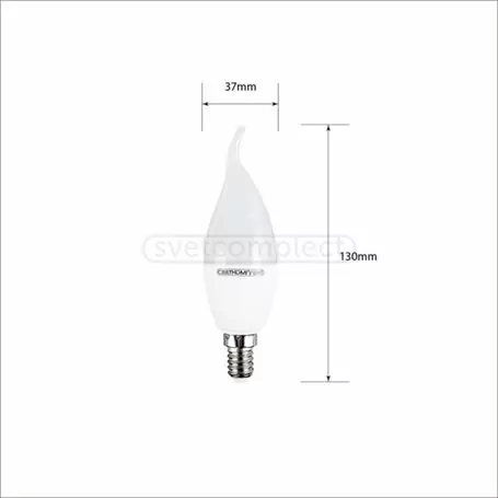 Лампа LED СВЕТКОМПЛЕКТ CA37 E14 A 8W 4500K