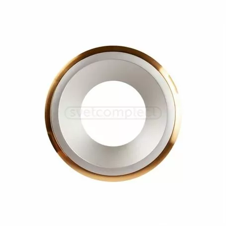 Светильник точечный СВЕТКОМПЛЕКТ AS 43 PS+G Жемчужно-серебряный + золото GU5.3
