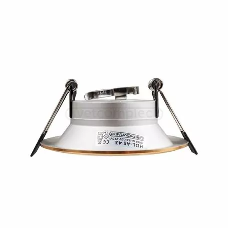 Светильник точечный СВЕТКОМПЛЕКТ AS 43 PS+G Жемчужно-серебряный + золото GU5.3