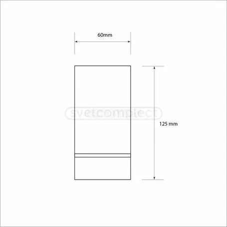 Світильник точковий накладний СВЕТКОМПЛЕКТ AS58 WH  GU10  Білий