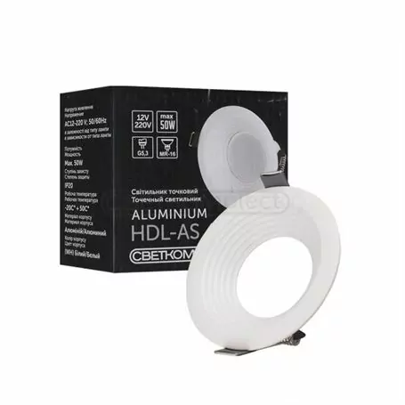 Світильник точковий СВЕТКОМПЛЕКТ AS 45 MWH Білий GU5.3