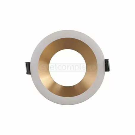 Светильник точечный СВЕТКОМПЛЕКТ AS 44 WH+GD Белый+золото GU5.3