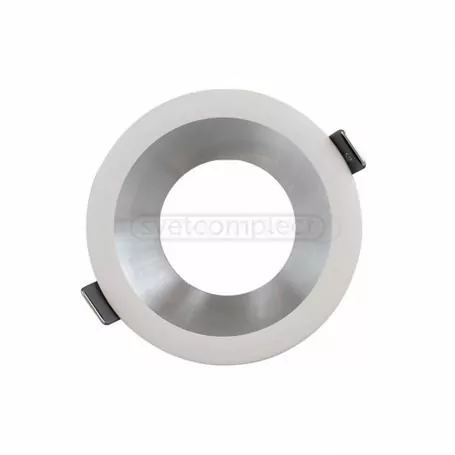 Світильник точковий СВЕТКОМПЛЕКТ AS 44 WH+SL Білий + срібло GU5.3