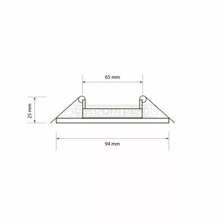 Світильник точковий СВЕТКОМПЛЕКТ LED SVS 106 3W 4500K