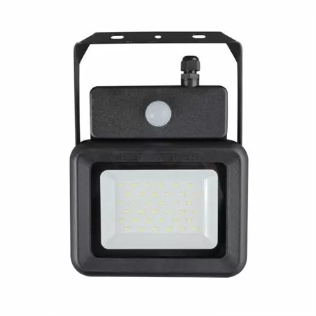 Прожектор світлодіодний з датч. руху СВЕТКОМПЛЕКТ  FL-MS 030 SMD 30W 6500K чорний