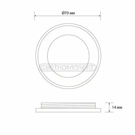 Декоративне кільце Ring  Acrylic 12T  DLP