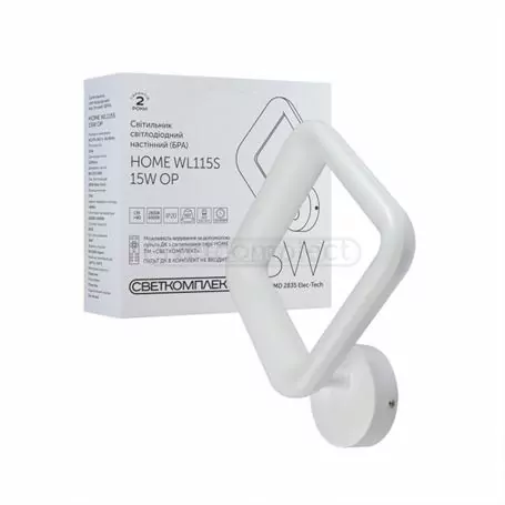 Светильник Бра светодиодный СВЕТКОМПЛЕКТ HOME WL115S 15W OP