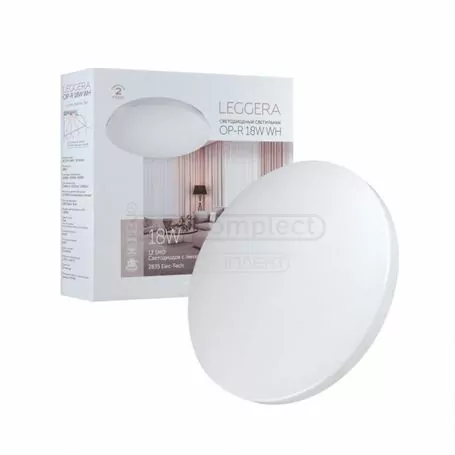 Cвітильник  cвітлодіодний СВЕТКОМПЛЕКТ LEGGERA OP-R 18W WH 4500K