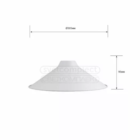 Плафон СВЕТКОМПЛЕКТ LOFT PLC 411 WH Белый Плафон СВЕТКОМПЛЕКТ LOFT PLC 411 WH Белый