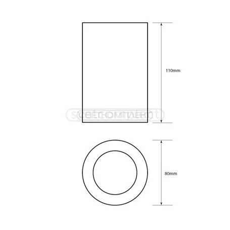 Светильник накладной точечный SM-MR 1180 AB (бронза) GU5.3