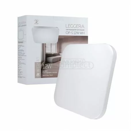 Светильник светоиодный СВЕТКОМПЛЕКТ  LEGGERA  OP-S 12W WH 4500K