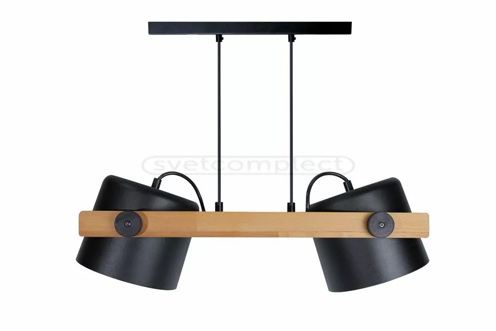 Підвіс LOFT RL 160 E27 2x40W wood + BK чорний