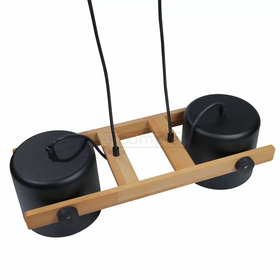 Підвіс LOFT RL 160 E27 2x40W wood + BK чорний