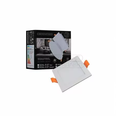 Світильник діодний СВЕТКОМПЛЕКТ SDAL-S 07 7W 4500K  WH (білий)  86x86mm