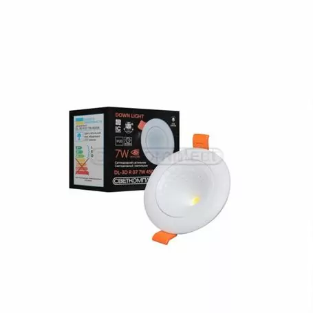 Светильник светодиодный СВЕТКОМПЛЕКТ DL-3D R 07 7W 4500K WH
