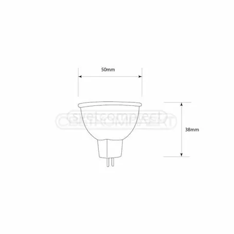 Лампа LED Светкомплект MR16 A 8W GU5,3 3000К