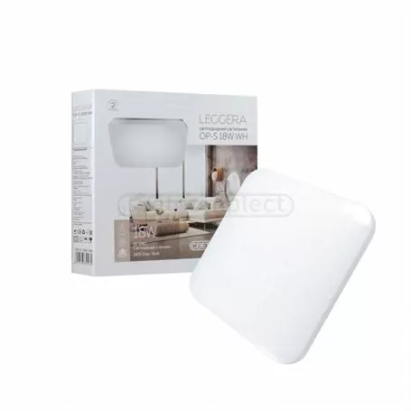 Потолочный светильник LEGGERA OP-S 18W WH 4500K