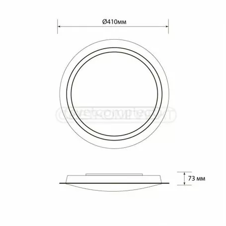 Светильник потолочный светодиодный LEGGERA CL-R130 CH TX 30W