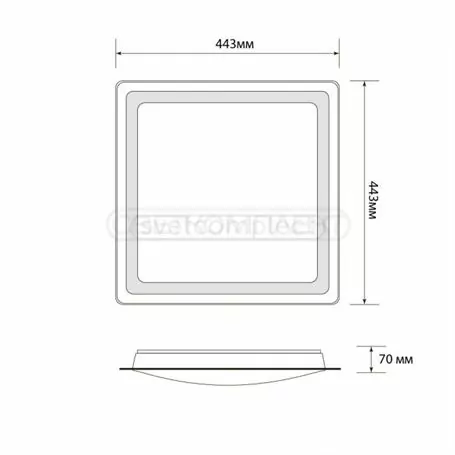 Стельовий світлодіодний світильник LEGGERA CL-S130 CH TX 30W