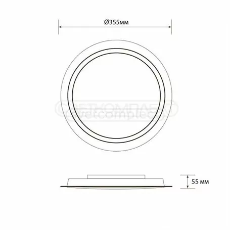 Светильник светодиодный потолочный LEGGERA RIM-16 TX 16W
