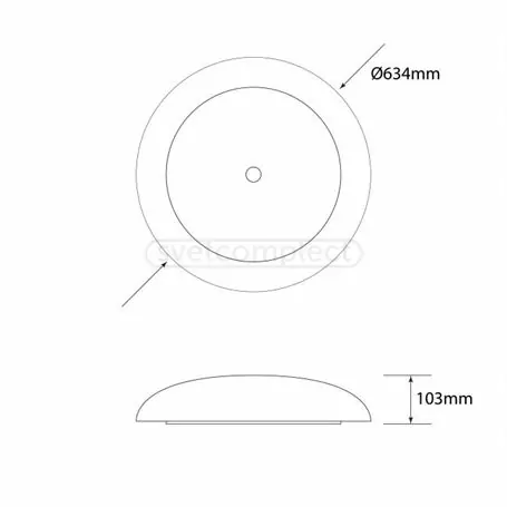 Потолочный SMART светильник Illuminator BackBass BB60 60W