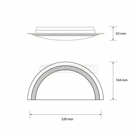 Светильник LEGGERA СВЕТКОМПЛЕКТ WL-HC 12 CCT 12W OP SL "матовый"