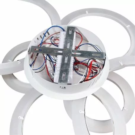 Світильник світлодіодний СВЕТКОМПЛЕКТ DECO LINE AC R 8058 152W RC WH Білий з пультом ДУ