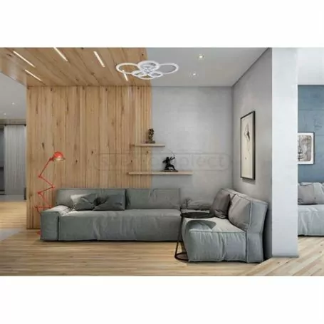 Світильник світлодіодний СВЕТКОМПЛЕКТ DECO LINE AC R 8058 152W RC WH Білий з пультом ДУ