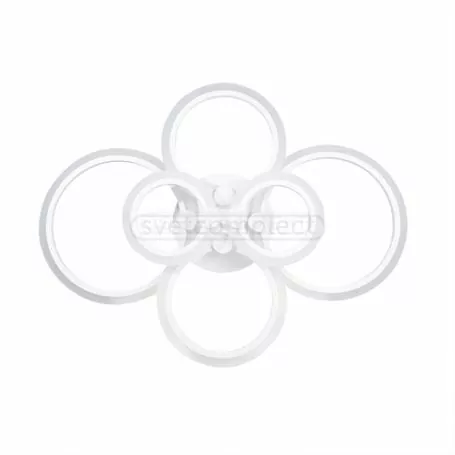 Світильник світлодіодний СВЕТКОМПЛЕКТ DECO LINE AC R 8058 152W RC WH Білий з пультом ДУ