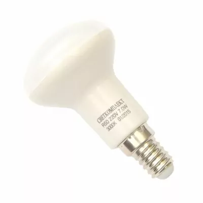Лампа світлодіодна R50 7W 3000K E14 220V