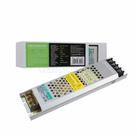 Перетворювач напруги СВЕТКОМПЛЕКТ SL-60-24 24V 60W 2,5А