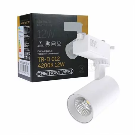 Світильник LED трек СВЕТКОМПЛЕКТ TR-D 012 4200K 12W WH Світильник LED трек СВЕТКОМПЛЕКТ TR-D 012 4200K 12W WH