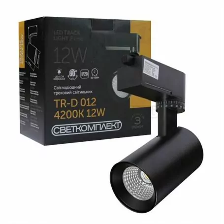 Светильник LED трек СВЕТКОМПЛЕКТ TR-D 012 4200K 12W BK
