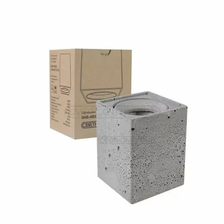 Светильник точечный накладной СВЕТКОМПЛЕКТ SMB-MR16 1184-86 SL серый GU5.3