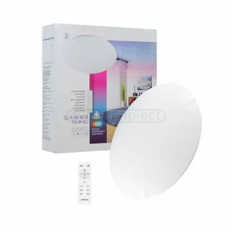 Светодиодный светильник СВЕТКОМПЛЕКТ SL-R 68 RGB TX IR RC с пультом ДУ